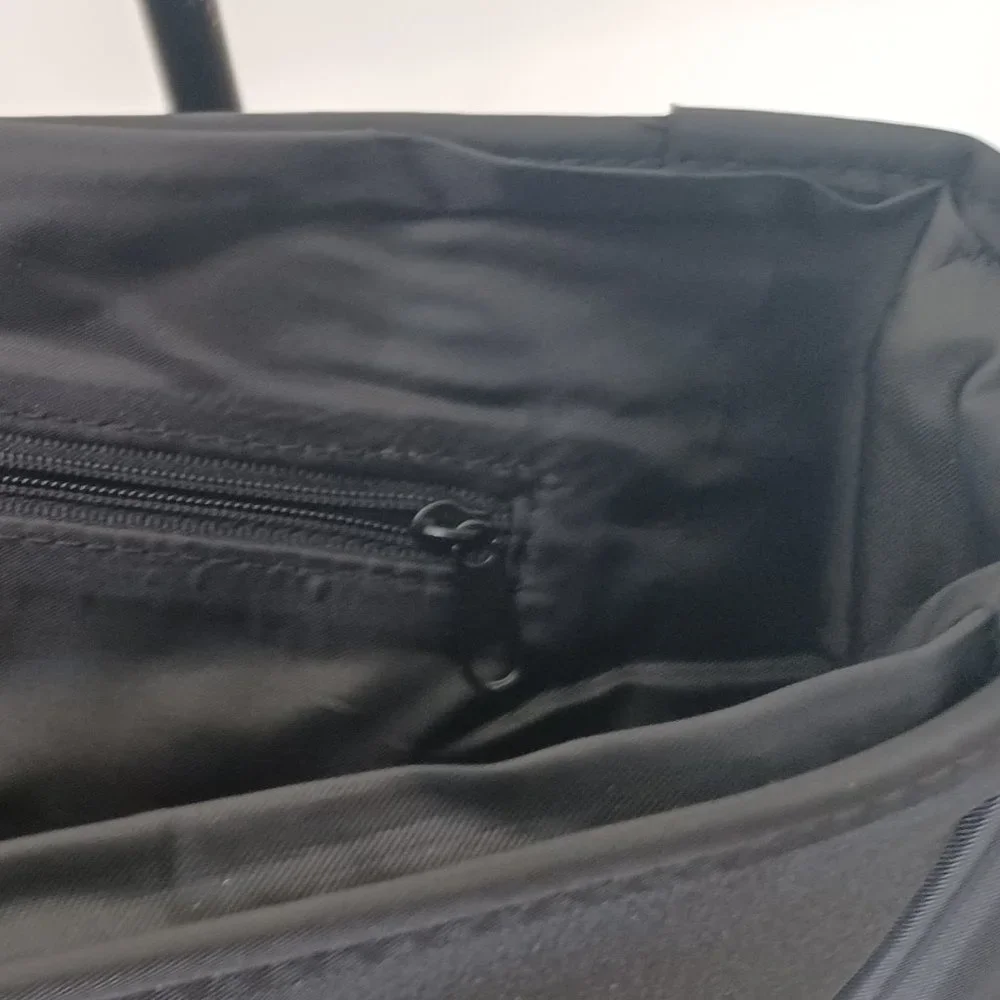 New Lanvin parfums Black Messenger Crossbody Bag
